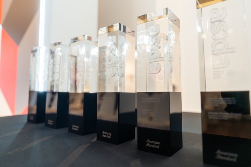Detail of the American Standard Design Award set